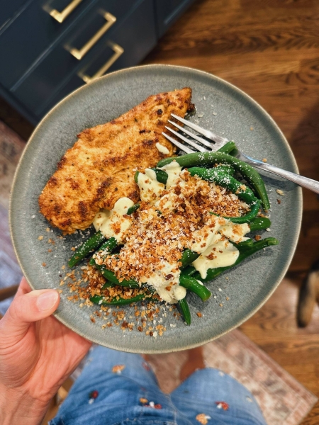 Avocado Caesar Green Beans