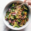 Broccoli Salad with Creamy Almond Dressing