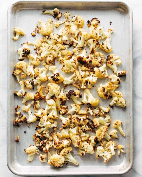 Roasted Cauliflower Lettuce Wraps with Korean BBQ-Inspired Sauce