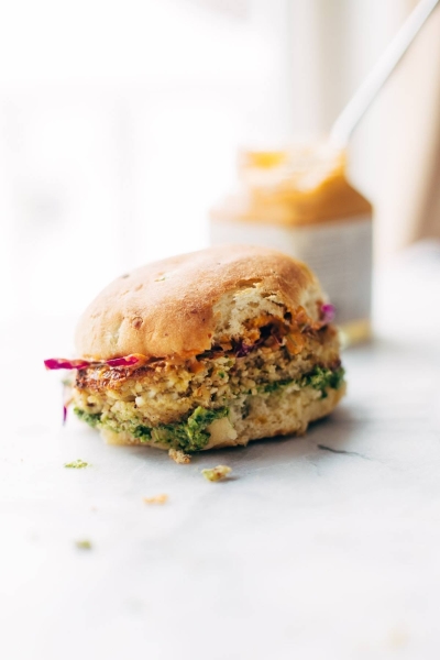 Spicy Cauliflower Burgers